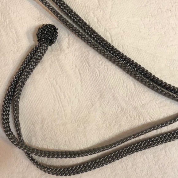 Christian Dior beaded belt with rope ties - Picture 4 of 10